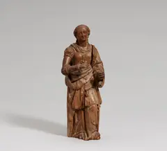 Deutsche Schule, Heilige Barbara, Buchsbaum, ungefasst