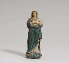 Deutsche Schule, Maria Immaculata, Weichholz, polychrom gefasst