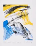 Karl Otto Götz, Blento, 1995, Farblithografie auf leichtem Karton
