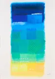 Heinz Mack, Tage am Meer, 1996, Farbserigrafie auf Bütten