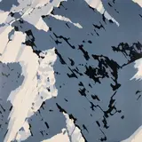 Gerhard Richter, Schweizer Alpen I (A1), 1969, Farbserigrafie auf leichtem Karton