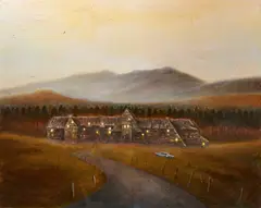 Armin Boehm, Hotel California II, 2004, Öl auf Leinwand