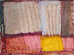 Georg Meistermann, Schleier, 1989, Öl auf Leinwand