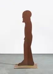 Horst Antes, Figur 1000, 1987, Eisen, korrodiert und graviert