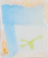 Ohne Titel by Georg Meistermann, 1989, Öl auf Leinwand, sold Mar 2023