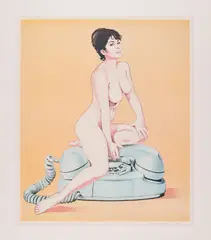 The Princess by Mel Ramos, 1979, Farbcollotypie auf leichtem Karton, sold Mar 2023
