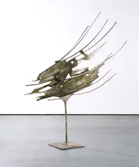 Friederich Werthmann, "Junction", 1965, Chrom-Nickel-Stahl, geschweißt