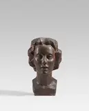 Georg Kolbe, Porträt Benjamine Kolbe, 1915, Bronze, rotbraun patiniert