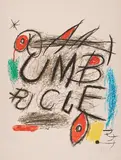 Plakat für den Film Umbracle by Joan Miró, 1973, Farblithografie auf Sala Gaspar (Wasserzeichen), sold Apr 2023