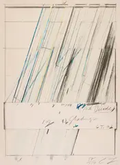 Ohne Titel by Cy Twombly, 1973, Farboffsetlithografie auf leichtem Karton, sold Mar 2023