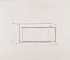 Ohne Titel by Donald Judd, 1978, Radierung auf Bütten, sold Mar 2023