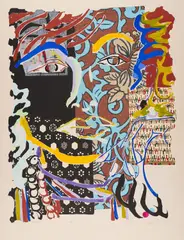 Robert Kushner, Daphne I, 1985, Farbholzschnitt auf Japan