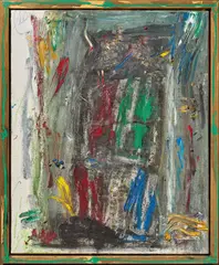 "Das Fenster" by Markus Lüpertz, Um 2002, Öl auf Leinwand, sold Jun 2023