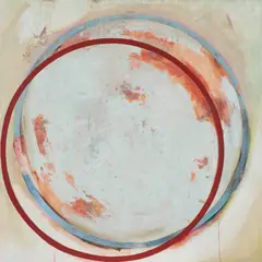 Jürgen Möbius, "Italienischer Kreis II", 1992, Öl und Dispersion auf Leinwand