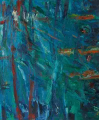 Christian Sery, Schiffe Versenken Nr. 28, 1986, Öl auf Leinwand
