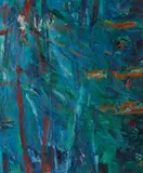 Christian Sery, Schiffe Versenken Nr. 28, 1986, Öl auf Leinwand