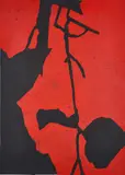 Martin Noël, Gaviota, 1997, Farbholzschnitt auf acrylbespachteltem Papier