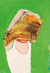 "Pulli VIII" by Cornelius Völker, 1997, Öl auf Leinwand, sold Jun 2023