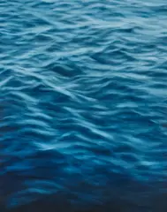 Clifford Smith, "Ocean Blue Light", 2012, Öl auf Leinwand