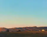 William Glen Crooks, "The Mountains Grow Unnoticed", 1995, Öl auf Leinwand