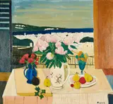 Georges Borgeaud, Stillleben Griechenland, 1993, Öl auf Leinwand