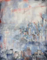 Rose Alber, Manhattan, 1998, Öl auf Leinwand