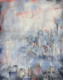 Rose Alber, Manhattan, 1998, Öl auf Leinwand