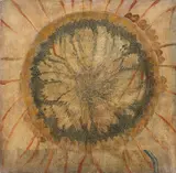 Merab Guramovich Abramishvili, "Sonnenblumen", 1991, Tempera auf Leinwand