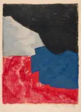 Serge Poliakoff, Komposition in Rot, Grau und Schwarz