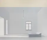 Eberhard Günther Willikens, "Heine, Die Matratzengruft" (Raum 65), 1996, Acryl auf Nessel