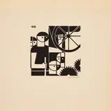 Augustin Tschinkel, Alle Räder stehen still, 1932, Linolschnitt auf Bütten