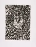 Georg Baselitz, Keller (Aus: Edition 10 Etchings 1987/88), 1987, Radierung auf BFK RIVES (Wasserzeichen)