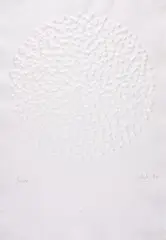Günther Uecker, Spirale, 1991, Prägedruck auf Bütten