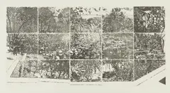 15 Blicke by Matthias Weischer, 2009, Vernis mou auf Bütten, sold May 2023