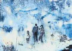 Miriam Vlaming, "Edge of the world", 2011, Eitempera und Mischtechnik auf Leinwand