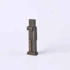 Ohne Titel by Hans Steinbrenner, 1984, Bronze, braun patiniert, sold Mar 2023