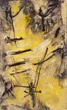 Otto Greis, Ohne Titel (Tuareg-Serie), 1955, Mischtechnik auf Leinwand