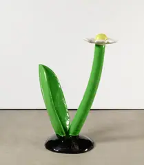 Thomas Stimm, Blume, 2004, Aluminium, lackiert