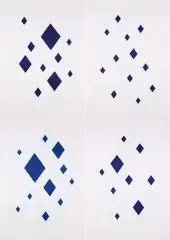 Hubert Kiecol, Astronomieblau, 1994, Mappe mit 4 Farbradierungen auf Velin