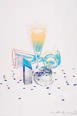 Andy Warhol, Committee 2000, 1982, Farbserigrafie auf leichtem Karton