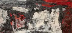 Emil Schumacher, Gagaola, 1963, Öl auf Holz