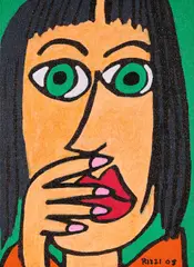 James Rizzi, "I need time to think", 2008, Acryl auf Leinwand