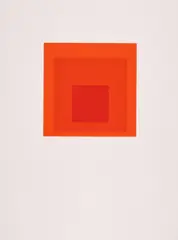 Josef Albers, SP-J, 1971, screenprint in colors on Mohawk Superfine Bristol