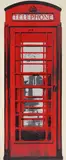 Gerd Winner, Telefonzelle, Farbserigrafie auf Leinwand