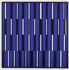 Orgelpunkt (Aus: Sechs Serigraphien) by Günter Fruhtrunk, 1967, Farbserigrafie auf leichtem Karton, sold May 2023