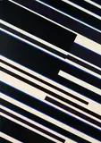 Günter Fruhtrunk, Skansion (auch: Mit roten Randzonen) (Aus: Farbbewegungen), 1970, Farbserigrafie auf leichtem Karton