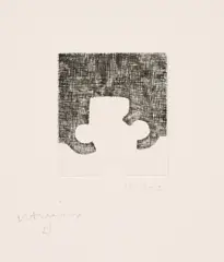 Werkverzeichnis der Druckgrafik Opus P.II by Eduardo Chillida, 1997, Vorzugsausgabe mit beiliegender Radierung auf Bütten. Im originalen Schuber, sold May 2023