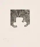 Eduardo Chillida, Werkverzeichnis der Druckgrafik Opus P.II, 1997, Vorzugsausgabe mit beiliegender Radierung auf Bütten. Im originalen Schuber