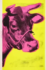 Andy Warhol, Cow, 1966, Farbserigrafie auf leichtem Karton