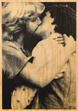 Stephan Balkenhol, Kuss III, 2000, Serigrafie auf Sperrholz